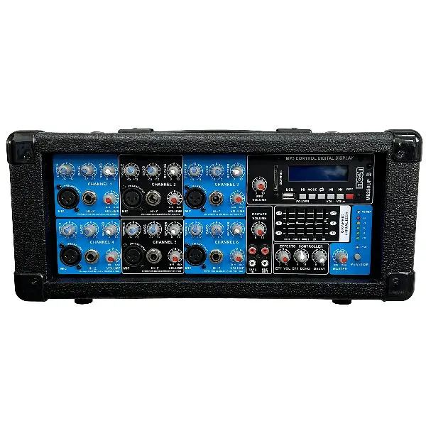 Consola pot moon 6ch con usb+display+bluethoot