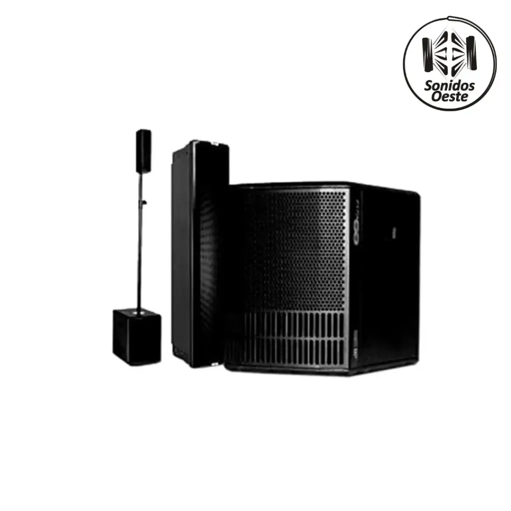 SISTEMA BAFLE ACTIVO PORTATIL DBTECHNOLOGIES SUB12" +4X3"