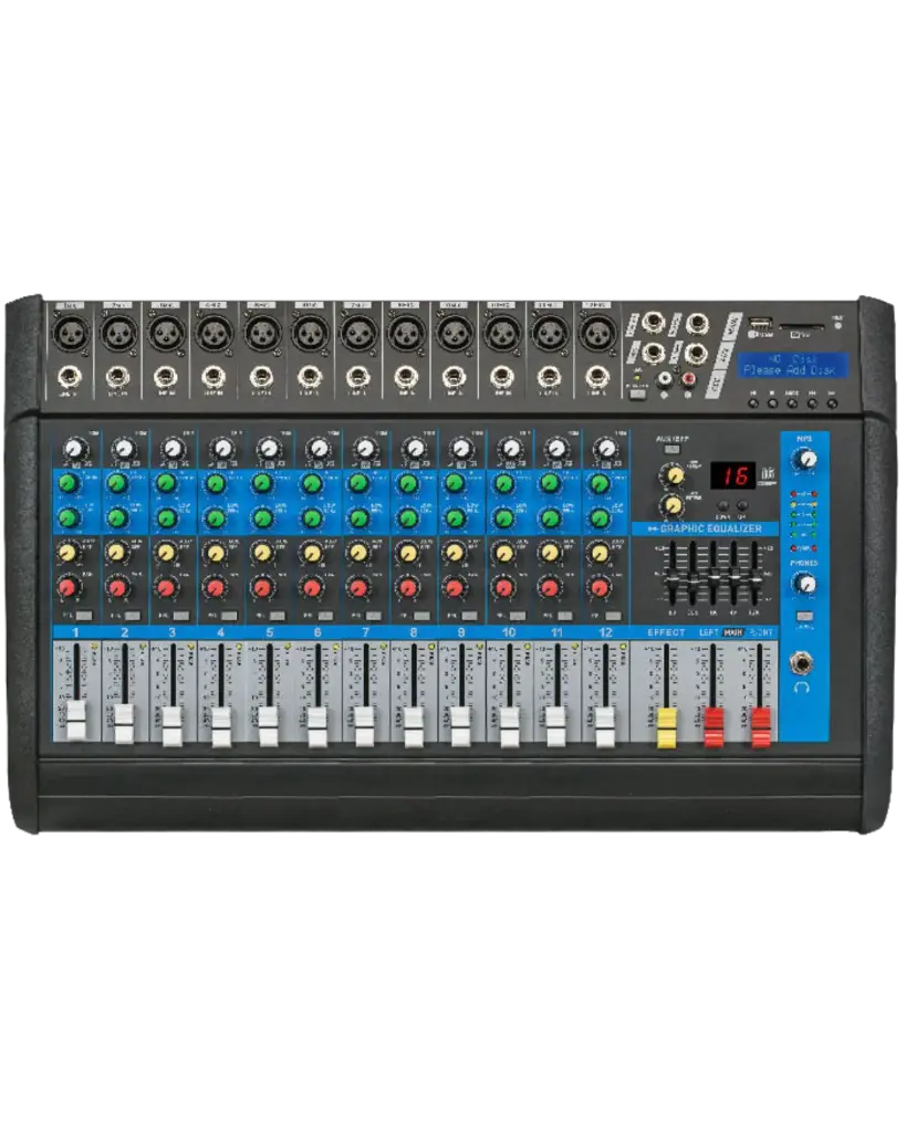 CONSOLA POTENCIADA MOON PM122 12 CAN 100+100W