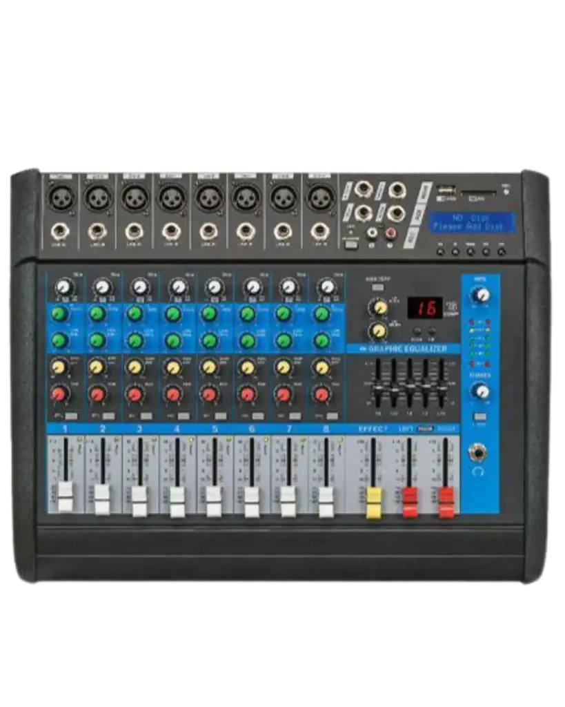 CONSOLA POTENCIADA MOON PM802 8 CAN 100+100W