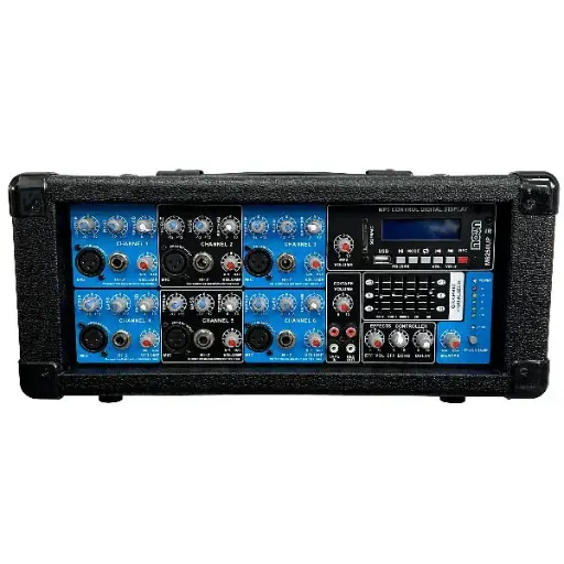 [M6250UP] Consola pot moon 6ch con usb+display+bluethoot